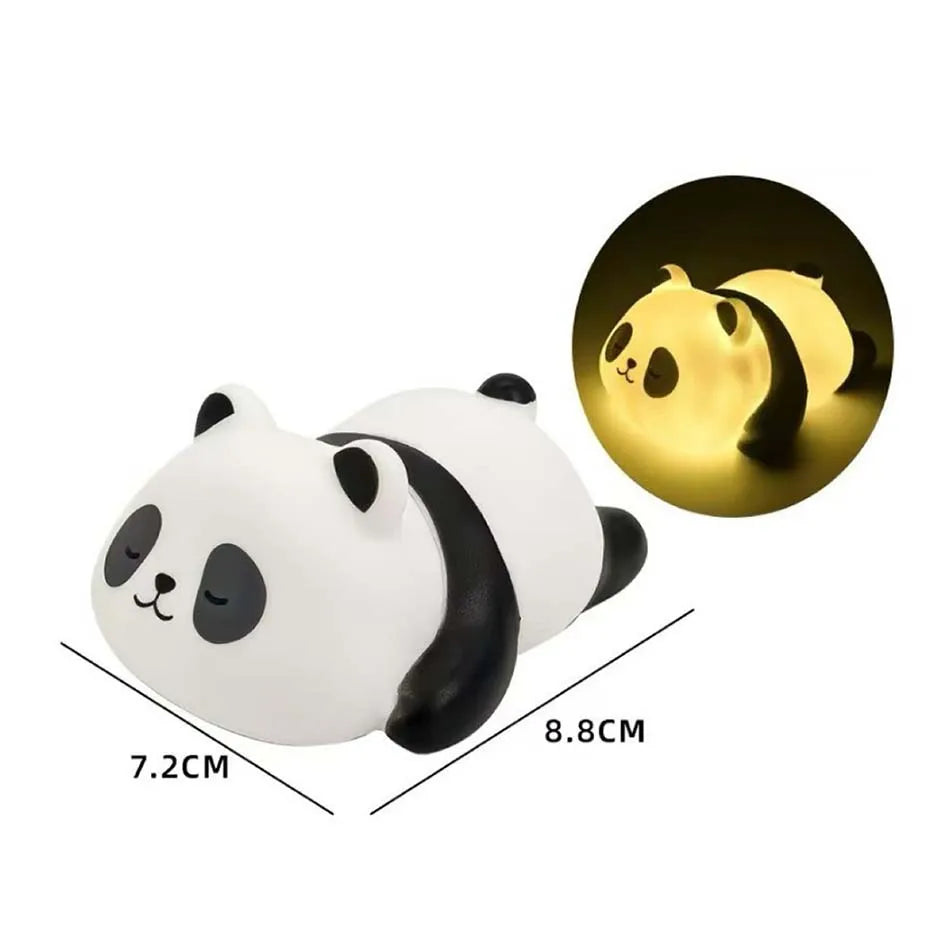 New Panda LED Night Light Living Room Cute Panda Plastic Lamp Bedside