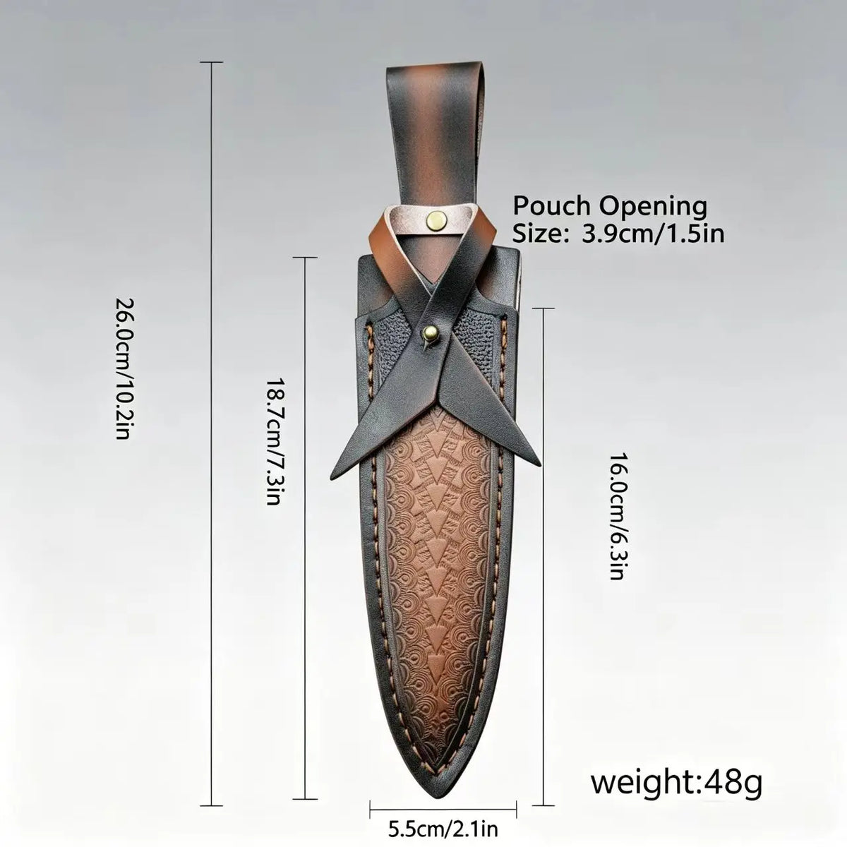 High-quality Leather Outdoor Knife Sheath, Knife Protector, Portable