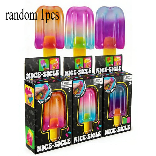 popsicle blind box Cube Sensory Stress Relief Squishy Cube