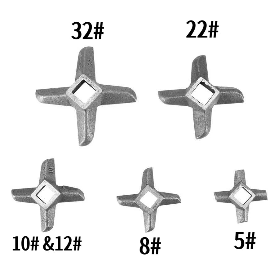 Meat Grinder Cross Blade, 5 # 10 # 12 # 22 # 32 # 32 # 42 # Universal