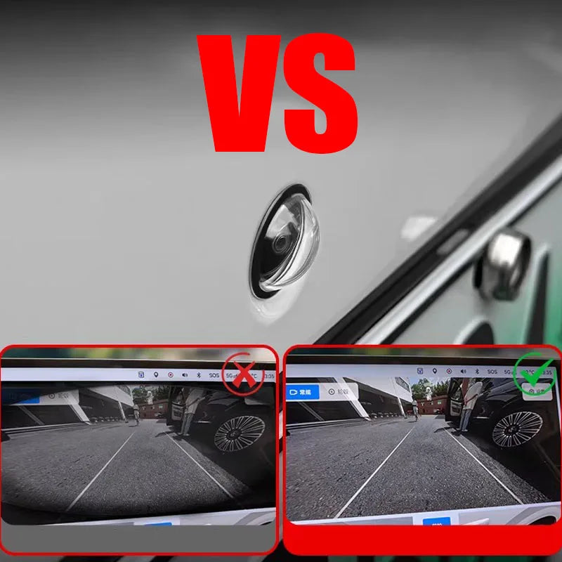 2/4Pcs Universal Car Rear View Backup Camera Lens Protector 360° Anti