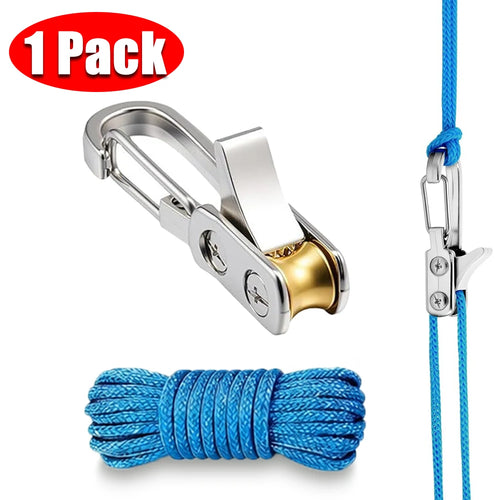 Rope Tying Tool And Tensioner with Roller Tensioner, Heavy-Duty