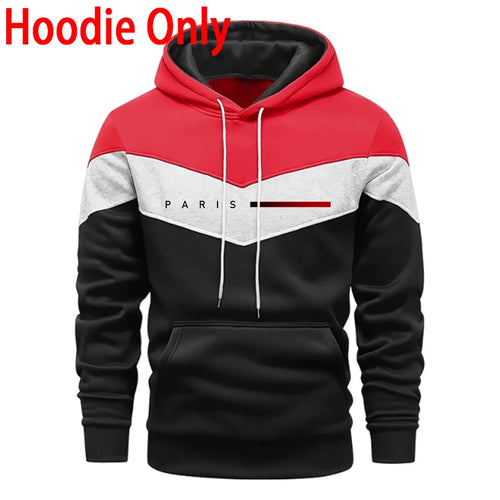 Paris Fashion Men's Hoodies Set Daily Casual Sports Hooded Sweatshirt