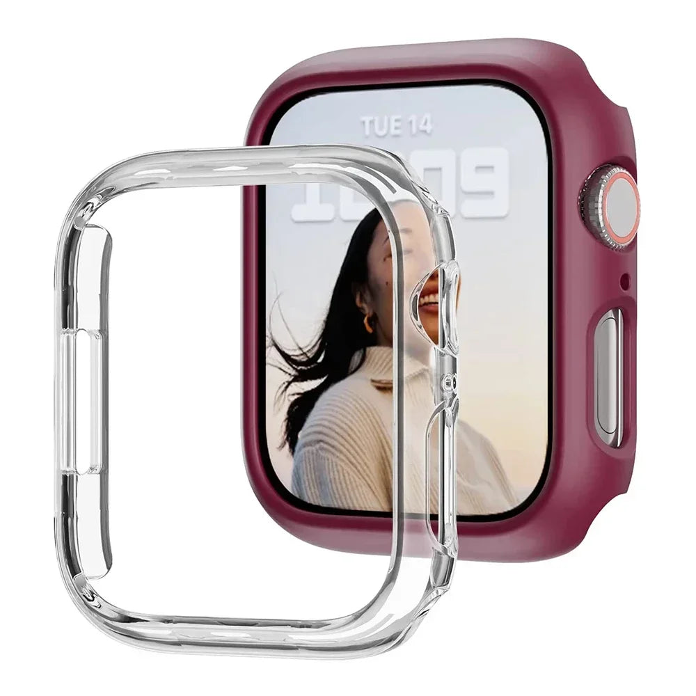 Cover for Apple Watch Case 45mm 41mm 44mm 40mm 42mm 38mm 46 49 mm