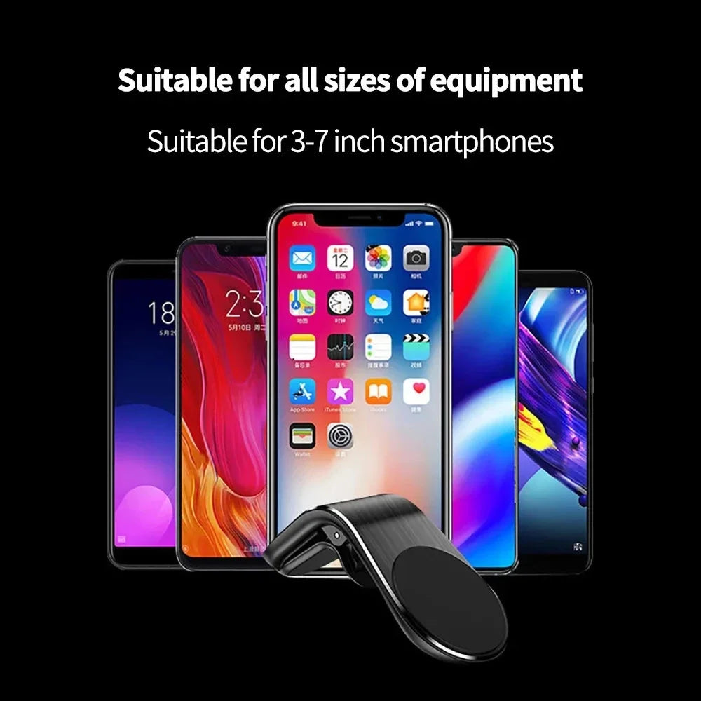 Magnetic Car Phone Holder Air Vent Clip Mount Rotation Cellphone GPS