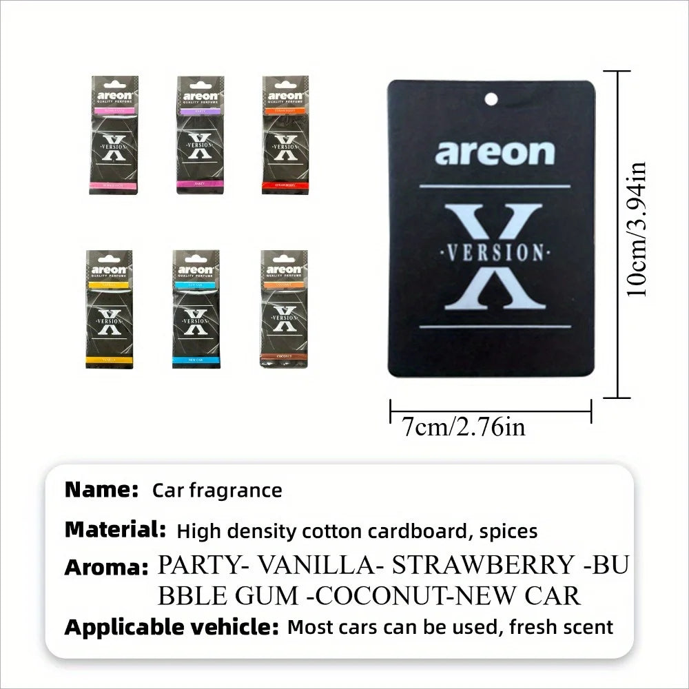 Our High-Quality [Shape X] car air fresheners, which can be used as
