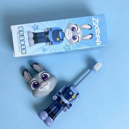Disney Zootopia Scalable Toothbrush Cute Nick Judy Anime Figures