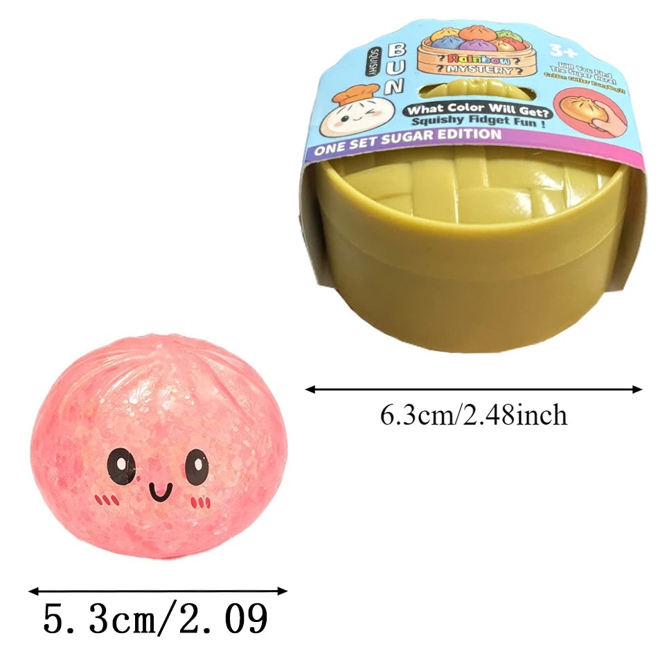Glitter Dumpling Squishy ULTRA RARE Gold Glitter Hidden Edition