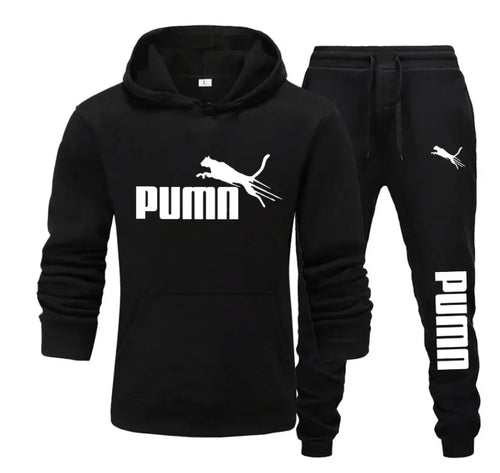 2026 New Autumn and Winter Men's Pullover Hoodie and Pants Two-Piece