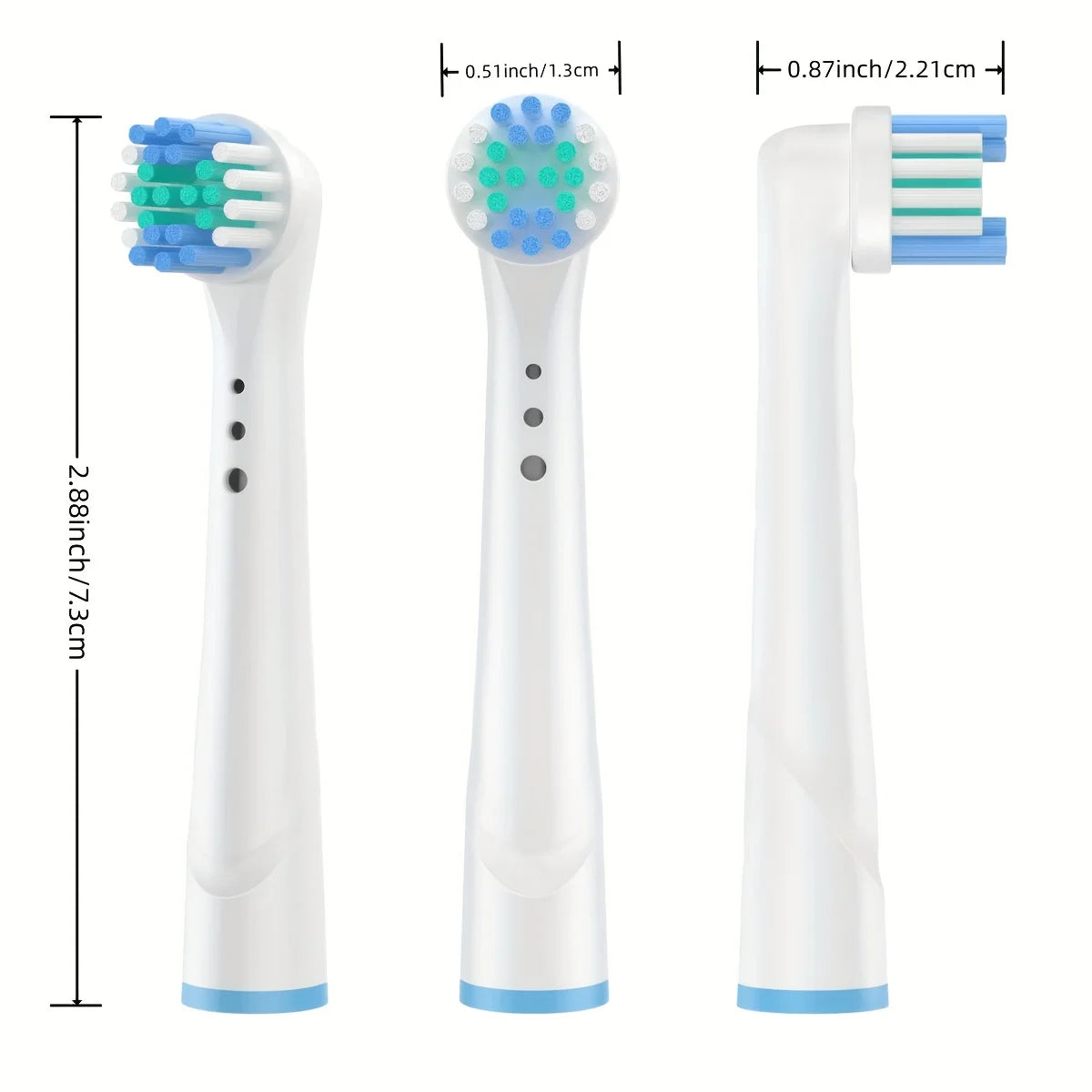 4/12/16Pcs Replacement Toothbrush Heads Compatible with Oral-B Braun