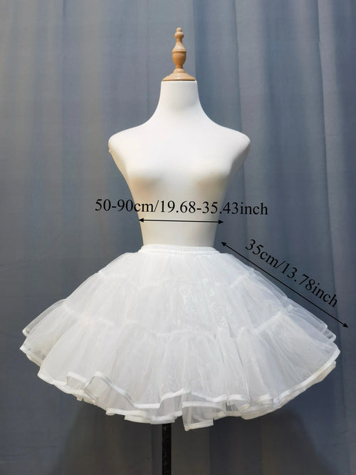 Lolita Super Stuffed Petticoat Boneless Violent Skirt Support Soft