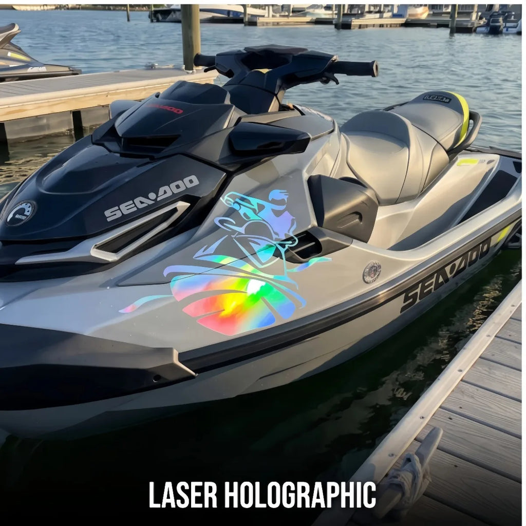 JetSki Stickers Water Super Boat Sticker Riding Vinyl Decal Waverunner