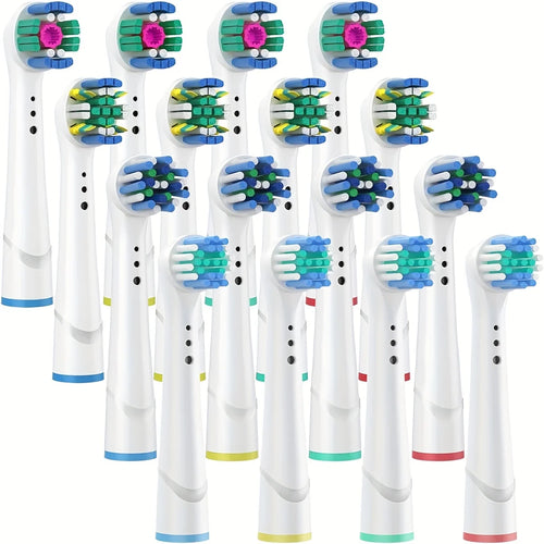 4/12/16Pcs Replacement Toothbrush Heads Compatible with Oral-B Braun