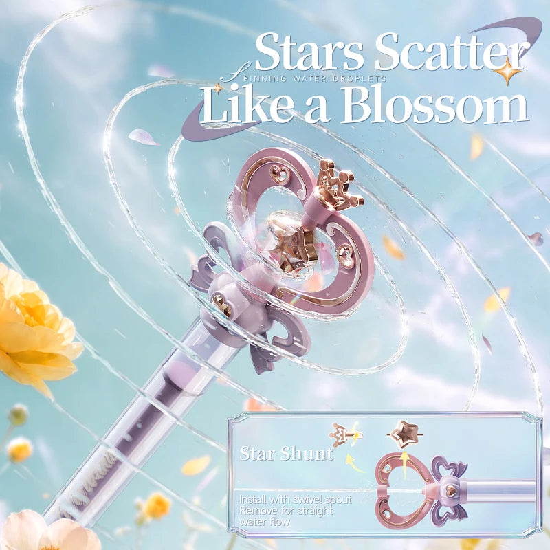 Magic Fairy Wand Water Gun Sparkling Summer Water Play Toy for Kids