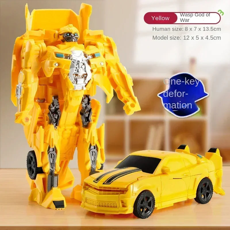 Transformation Car Anime Robot Model One Step Deformation Robot Toy