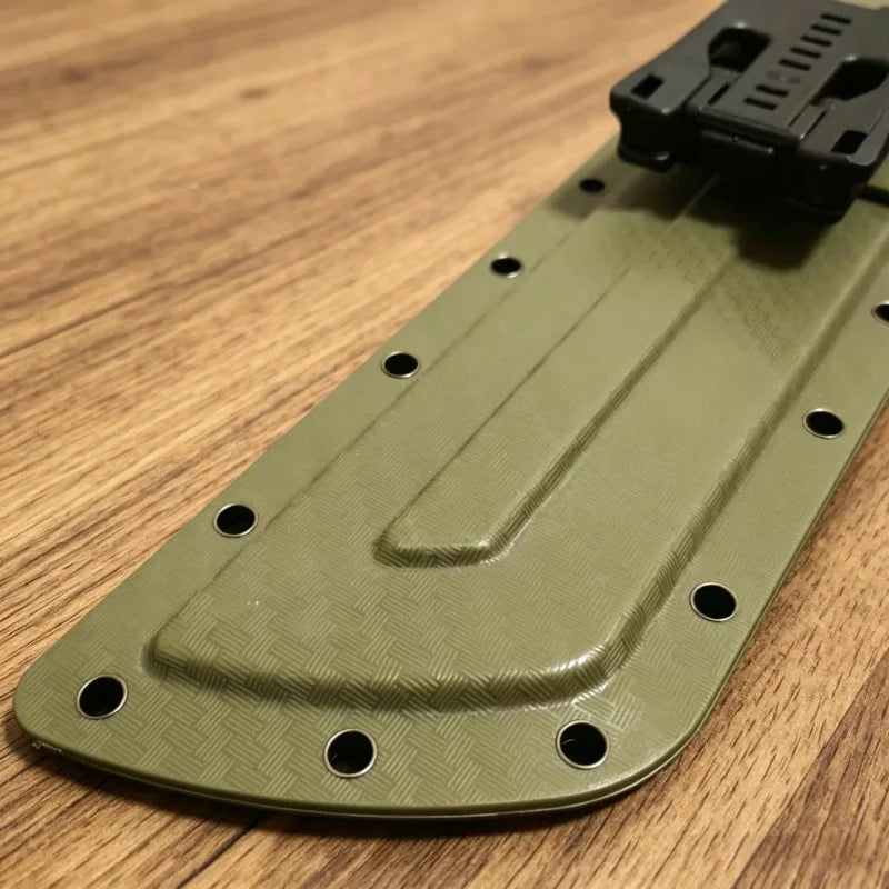 Olive Green Hard Kydex Knife Sheath With Waist Belt Clip Portable Tool