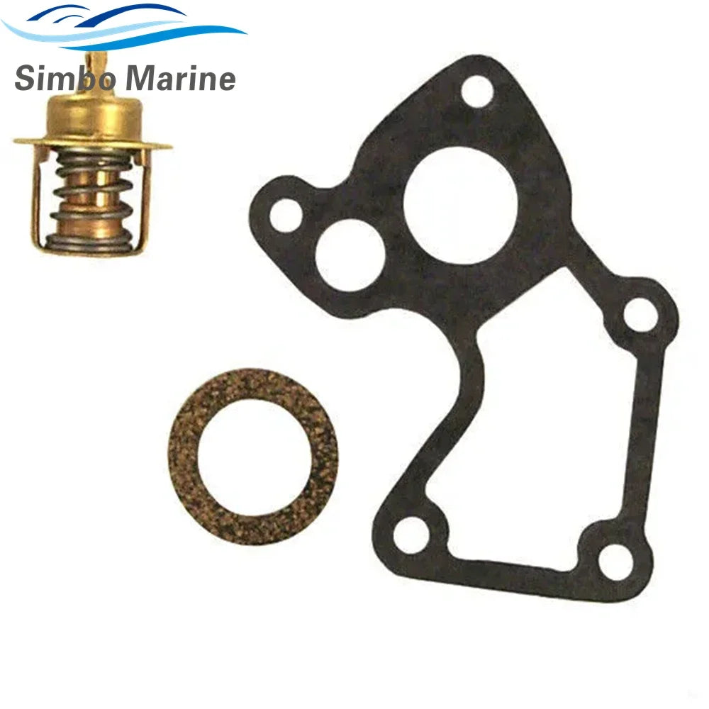 For Johnson Evinrude Thermostat Kit 143F(62° C) 60 65 70 75 HP Engine