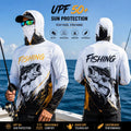 Men's Hooded Fishing Shirt, UPF Sun Protection, Breathable, Long