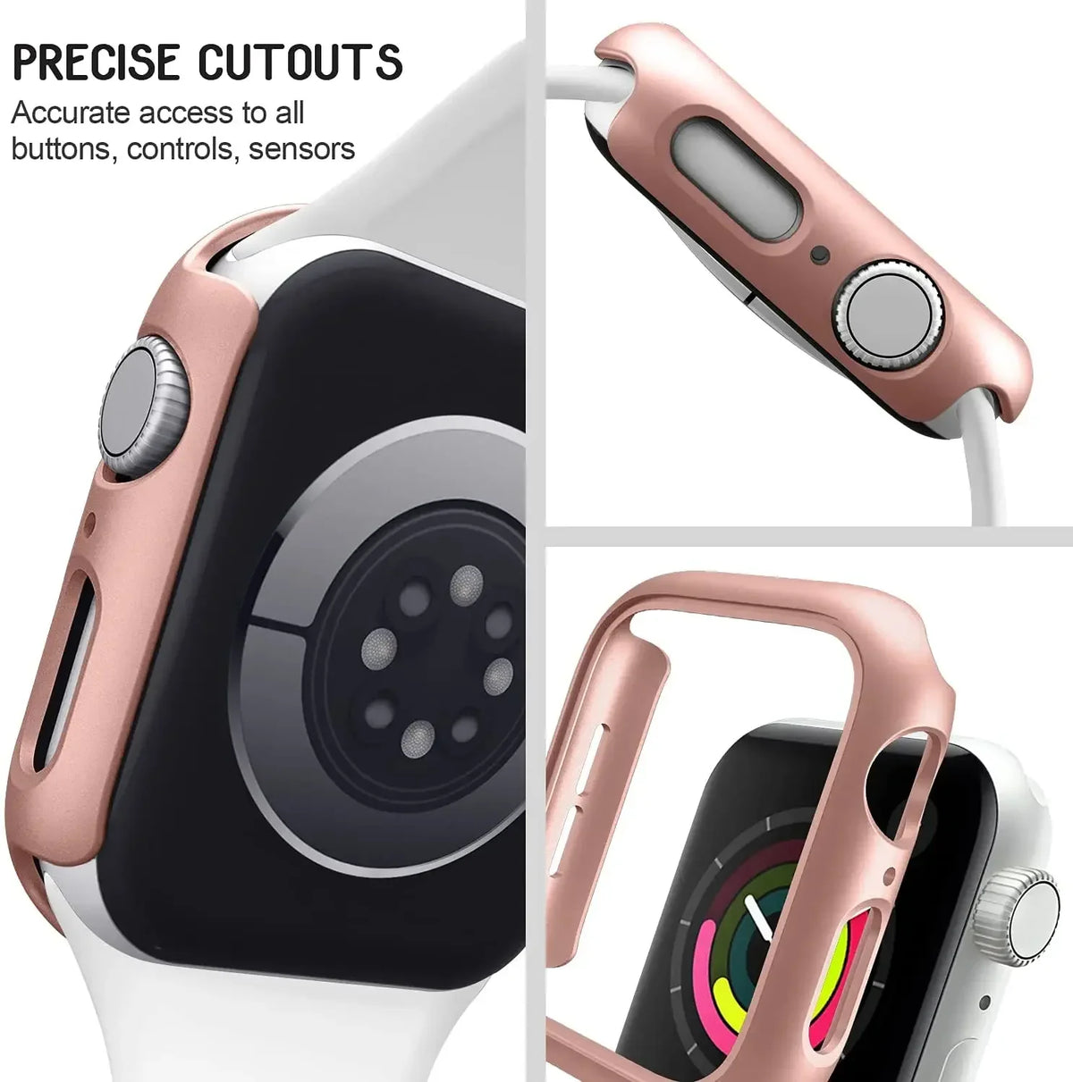 Cover for Apple Watch Case 45mm 41mm 44mm 40mm 42mm 38mm 46 49 mm