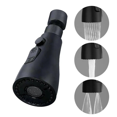 3 In 1 Kitchen Faucet Extender Universal 360° Rotate Pull Out Kitchen