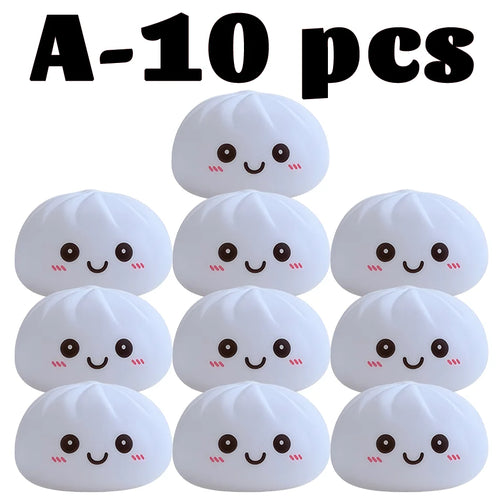 2027 New Dumpling Night Lights Glowing Dumplings Desktop Ornament Cute