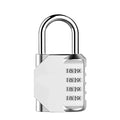 1pc Combination Lock Resettable 4 Digit Padlock with Combination