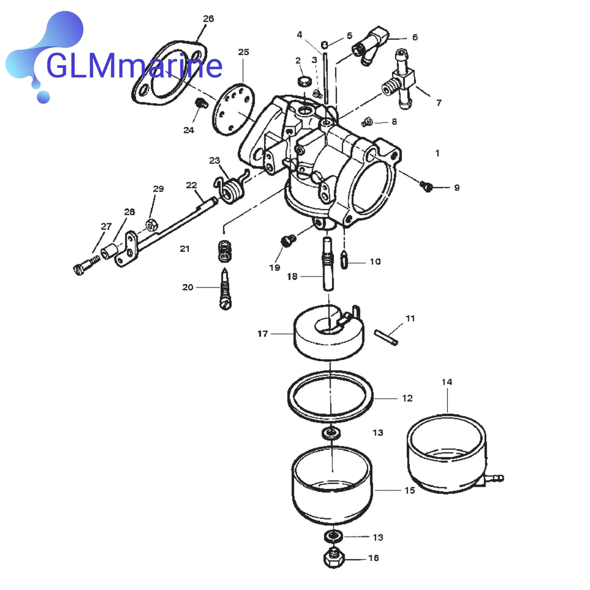 Carb Rebuild Kits FK10357 Repair Fit Mercury Force 75 90 95 HP