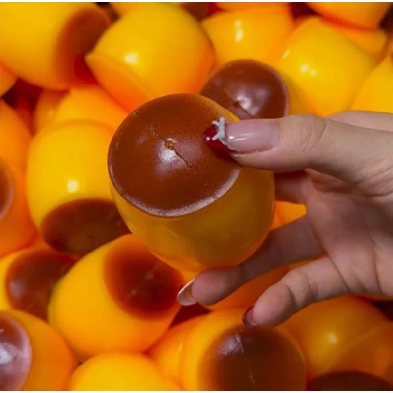 Crispy Sound Caramel Pudding Squeezing Toy Homemade DIY Handmade