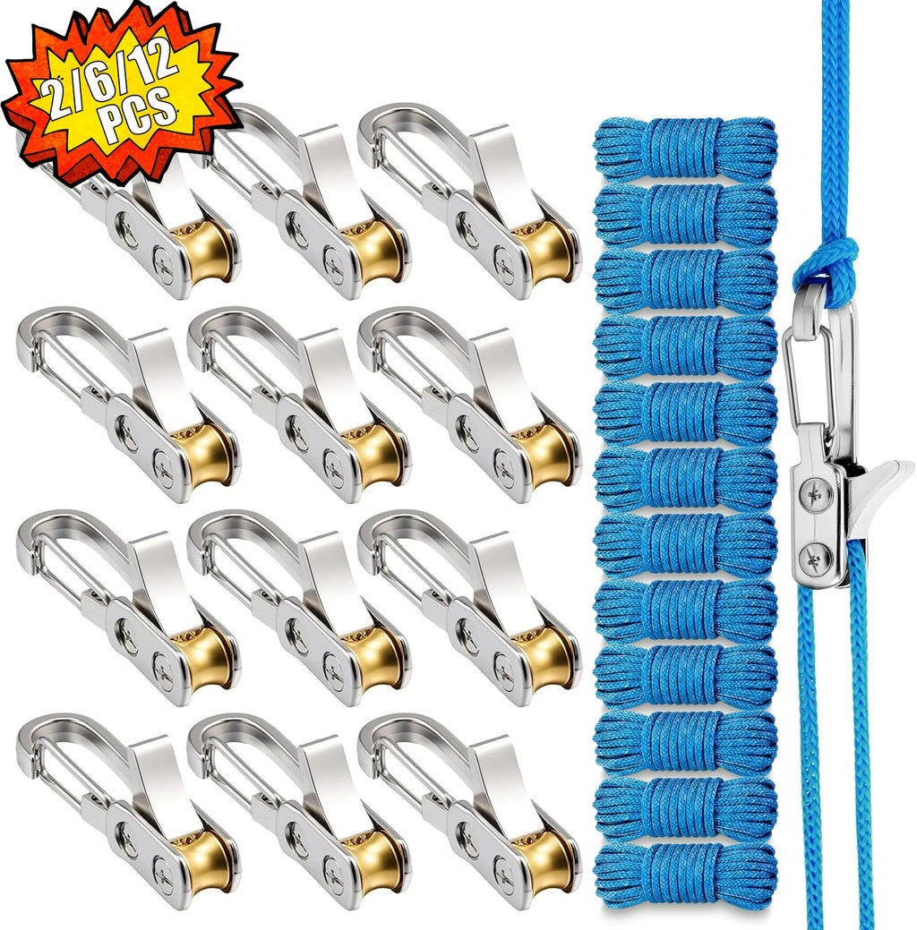 Rope Tying Tool And Tensioner with Roller Tensioner, Heavy-Duty