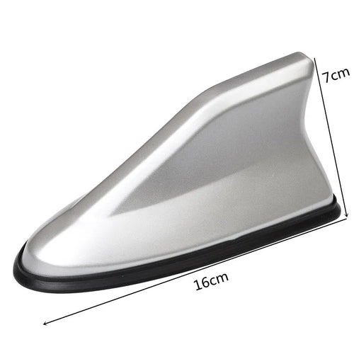 Universal Carbon Fiber Look Car Roof Top Mount Shark Fin Aerial