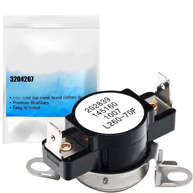 9Pack X(3204267 Dryer Thermostat Replacement Part for Dryer- Replaces