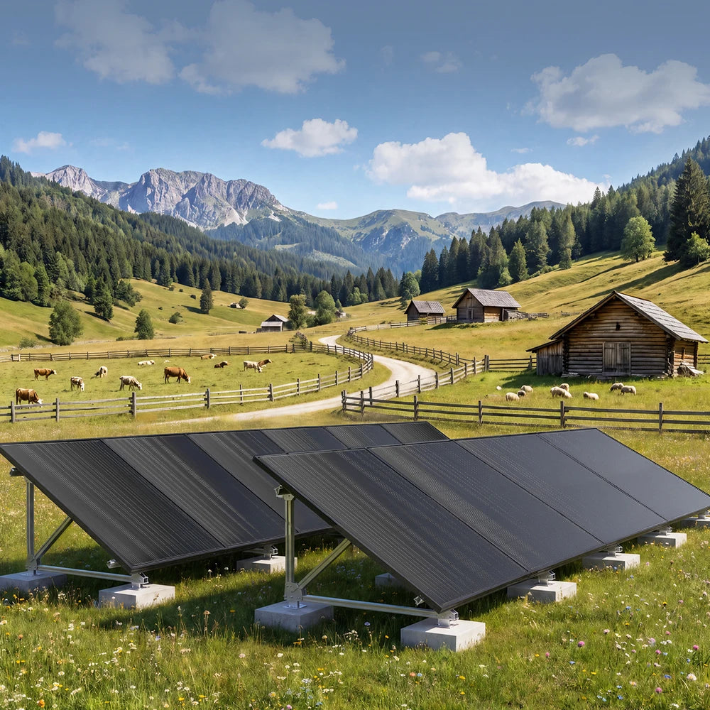 RVPOZWER Rigid Solar Panels 18BB N-Type Mono Cells 24.2% High