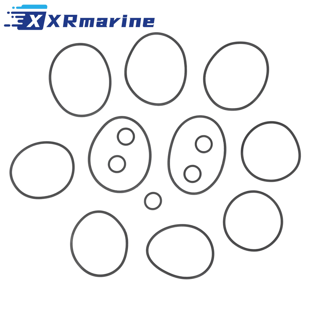 15Pcs Oil Change O-ring Seal Kit For Suzuki 4-Str 8 9.9 15 20HP