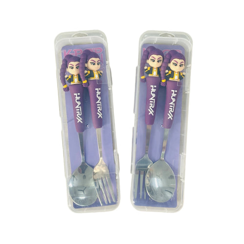 Anime Hunters Girls Lumi Mila Zoi Spoon Fork 304 Stainless Steel