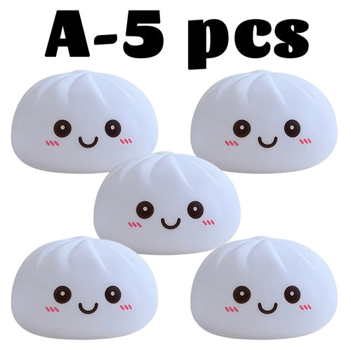 2027 New Dumpling Night Lights Glowing Dumplings Desktop Ornament Cute