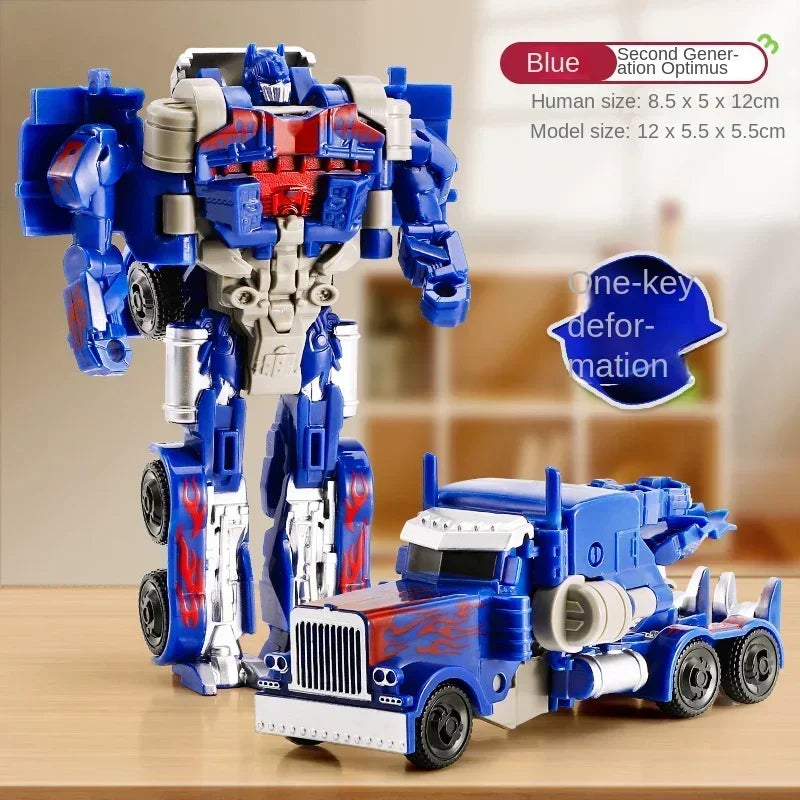 Transformation Car Anime Robot Model One Step Deformation Robot Toy