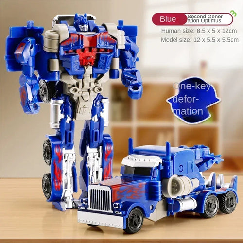 Transformation Car Anime Robot Model One Step Deformation Robot Toy