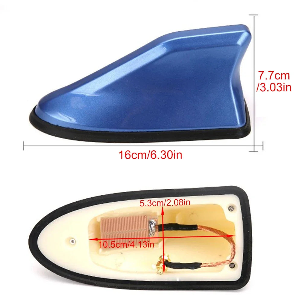 Waterproof Universal Car Radio Antenna Shark Fin Roof Decorative