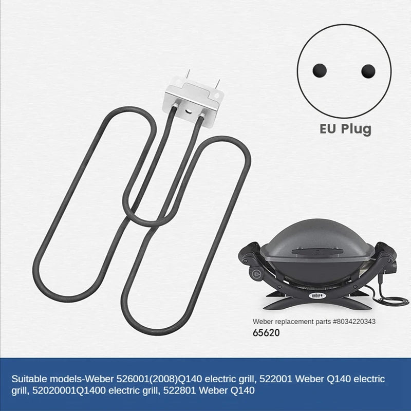 66631 / 65620 Electric Grill Replacement Parts Heating Elements 2200W