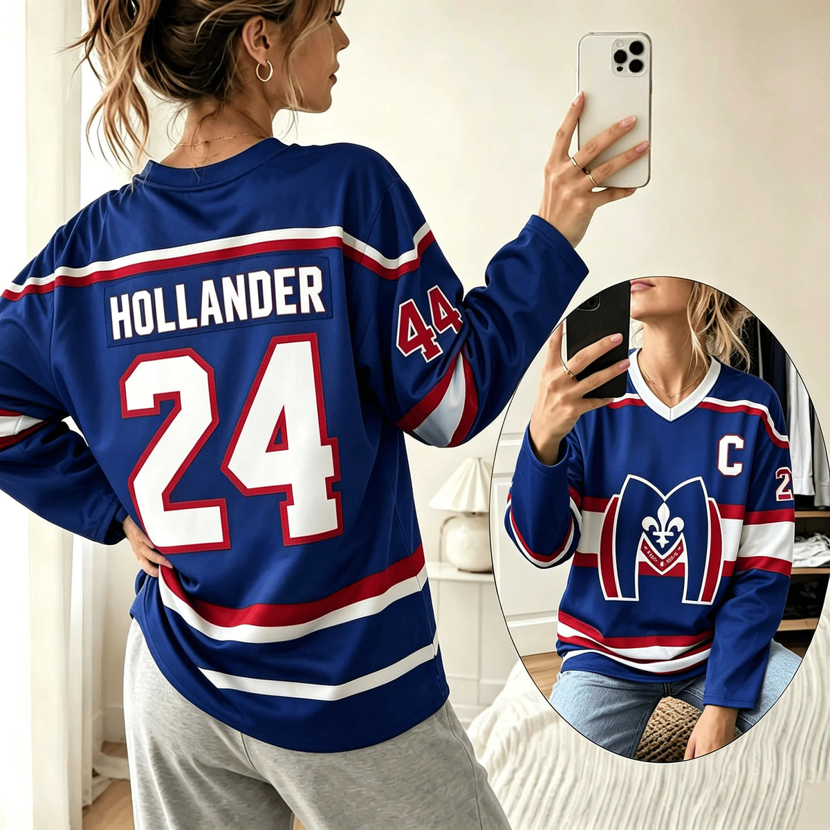 Heated Rivalry Inspired Ilya Rozanov & Shane Hollander Hockey Jersey