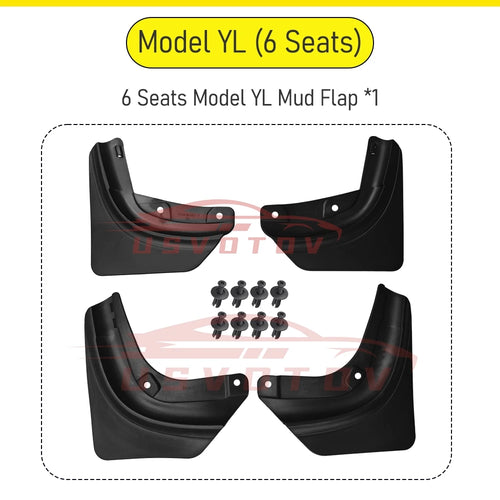 Protect Paint Mud Flap for Tesla Model 3 Y YL Accessories 2025 2026