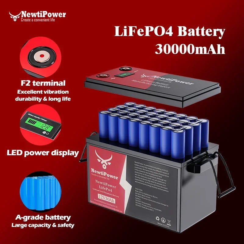 2000W Off-Grid Solar Complete Kit Power 100A Controller,110V 220V