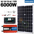 6000W/650W Mini Solar Kit Off-Grid Solar System Panel+Controller+12V
