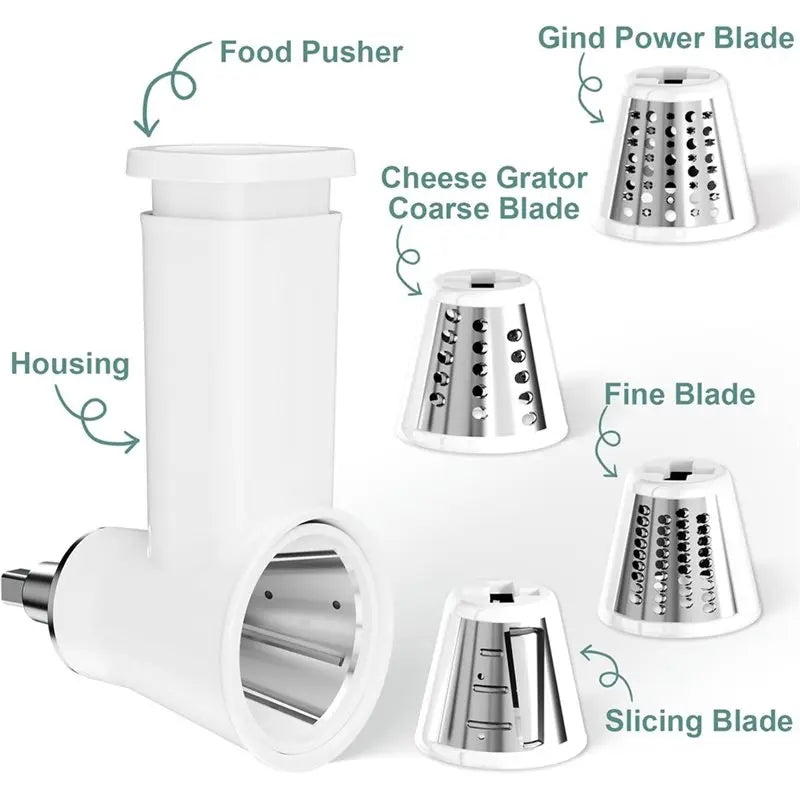 Meat Grinder& Cheese Grate Attachment For Kitchenaid Stand Mixer-