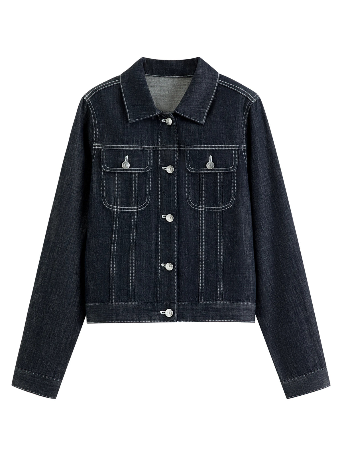 FSLE【Premium Series】Vintage Y2K Denim Jacket Jeans Set Slim Trucker