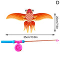 Children Kite Toy Cartoon Eagle Foldable Mini Plastic Toys Kite Hand