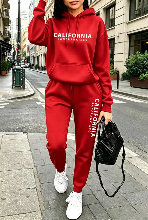 Fall Winter Womens Outfits Street Casual Hooded Sweatshirts Outdoors