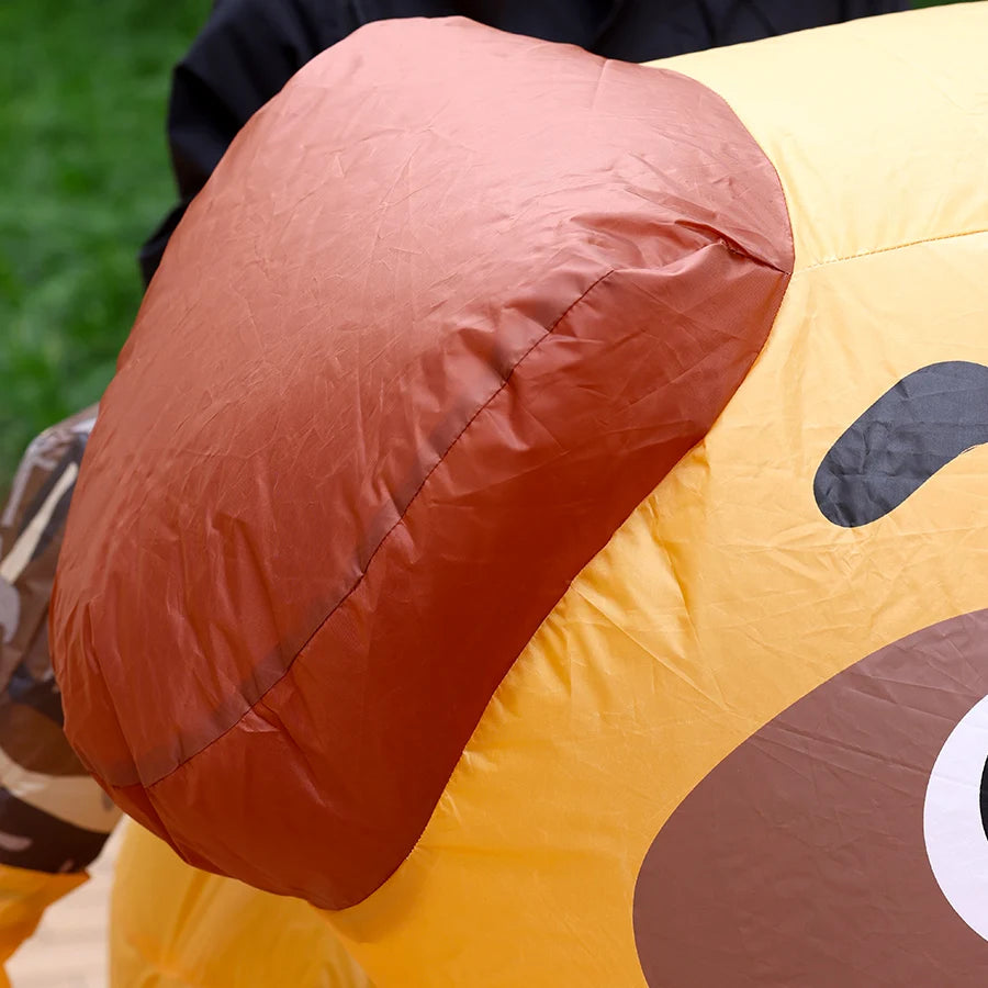 Dog Inflatable Costume Funny Ride On Puppy Blow Up Suit Halloween