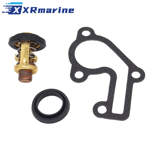 For Yamaha Outboard 2-Str 9.9D 15D Thermostat 6F5-12411-03 with Gasket