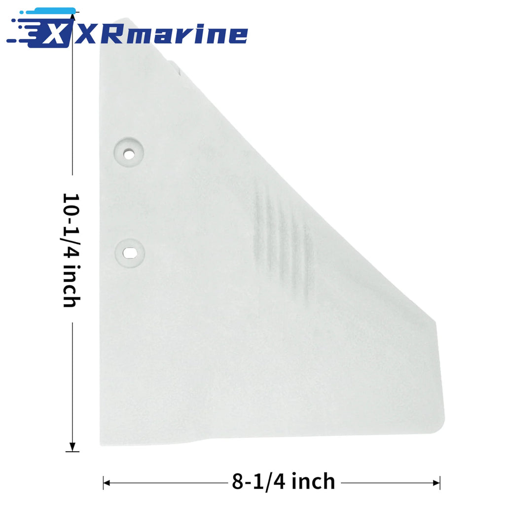Universal White Boat Motor Hydrofoil Stabilizer For Marine Outboard